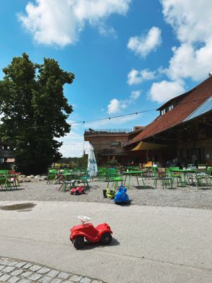 Innenhof  at Gut Hügle Erlebnishof in Ravensburg