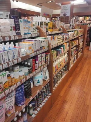 Beauty products at Here's Health Cafe in Cork