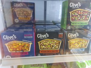Frozen vegan food at Here's Health Cafe in Cork