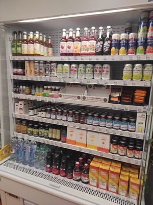 Fridge at Here's Health Cafe in Cork