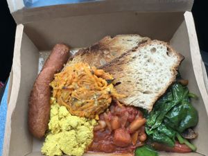 Veggie breakfast  at Here's Health Cafe in Cork