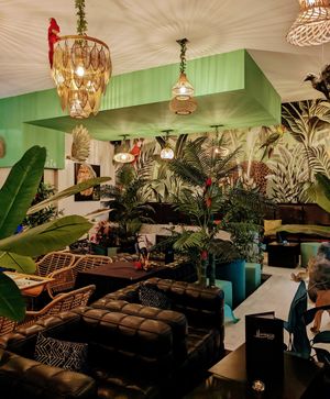 The interior restaurant at Jungle Vibes At The Marina (by Arabella) in Lanzarote