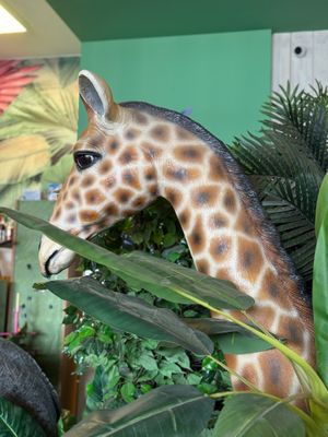 Some of the decor at Jungle Vibes At The Marina (by Arabella) in Lanzarote