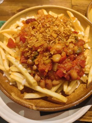 Loaded fries at The Barrelman in Dundee