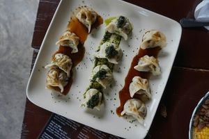 Dumplings at Bambu in Santo Domingo