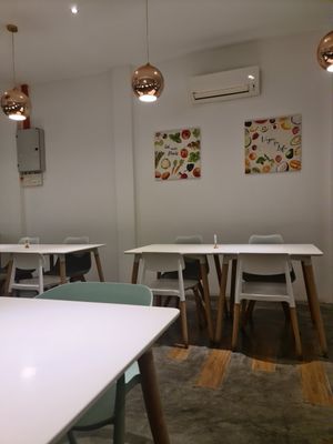 Inside at Six Spring Vegetarian Cafe in Penang