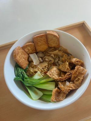 Herbal soup noodle  at Six Spring Vegetarian Cafe in Penang