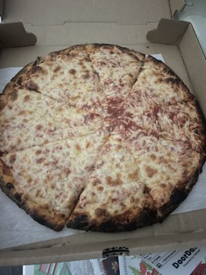 Vegan cauliflower pizza  at Nicole's Pizza in Boston