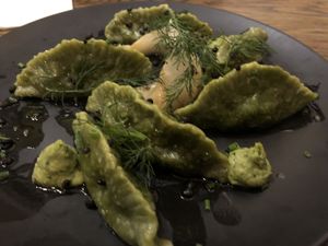 Dumplings   at Kwestia Czasu in Bialystok