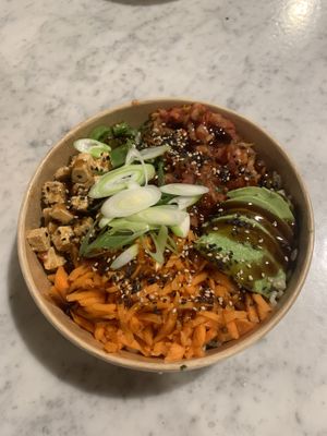 Vegan bowl  at BLL - The Budda Bowl Project - Departures in Billund