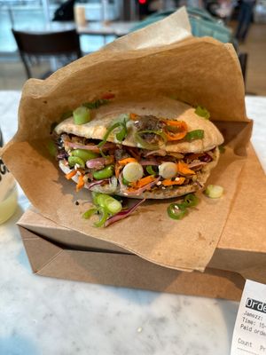 Beyond pita  at BLL - The Budda Bowl Project - Departures in Billund