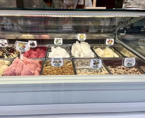 8 of 14 vegan flavors  at Berry's - Charco in Tenerife