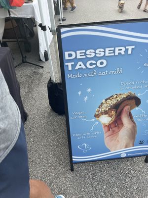Dessert taco   at Occasionally Honey in Coquitlam