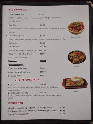  at SUNRISE RAMEN & SUSHI in Palatine