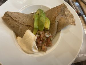 Sombrero Vueltiao Vegano  at Crepes & Waffles -  Parque de la 93 in Bogota