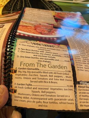 Vegan-friendly  at El Patio Mexican Grill in Wytheville