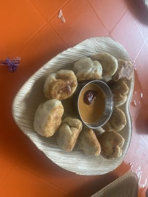 Pam fried momos  at GoodDO in Butwal