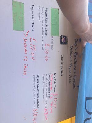   at Joy's Caribbean Fusion in South East London