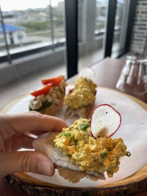 Tofu scramble  at Avec in Jeju
