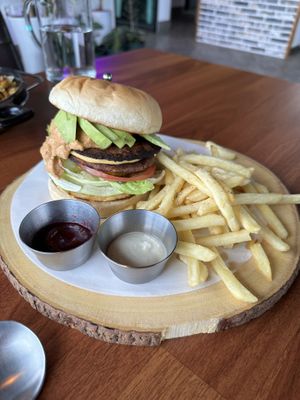 Chipotle Burger  at Avec in Jeju