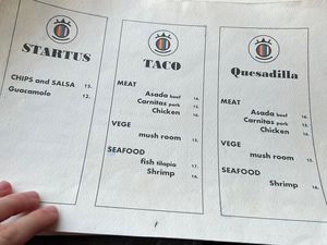 menu (ask for vegan)   at Sooking - 수킹 in Jeju