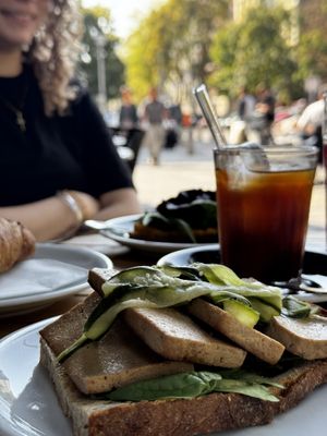 Rosted tofu sandwich 🥪   at KAFFEE.BAR in Berlin