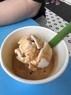 Vegan chai affogato quad   at Love Creamery - Canal Park in Duluth