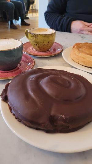 Chocolate Snudur at Sauðárkróksbakarí  in Saudjarkrokur