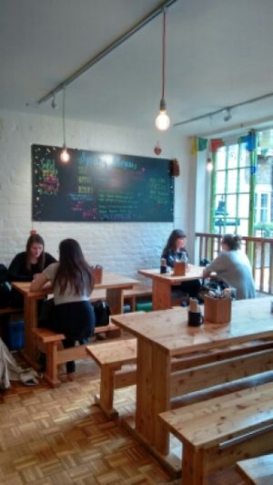 nice and vibrant at Wild Food Cafe in London