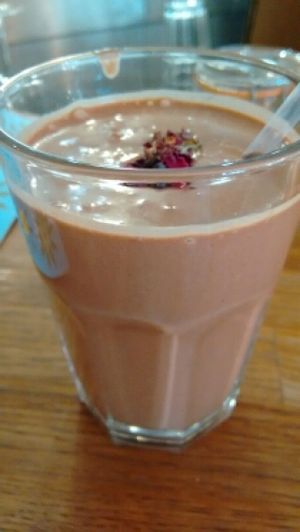 raw smoothie...awesome at Wild Food Cafe in London