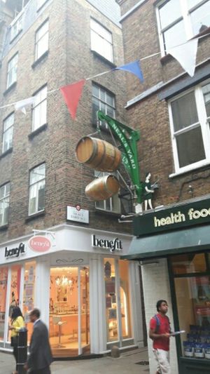 Entrance at Wild Food Cafe in London