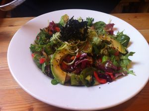 salad  at Wild Food Cafe in London