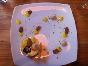 lemon cheesecake  at Wild Food Cafe in London