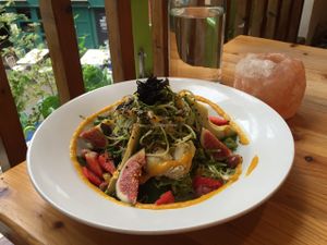 one of the best salads I have ever had !!!  at Wild Food Cafe in London