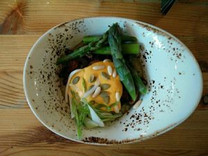 oyster in the shell at Wild Food Cafe in London