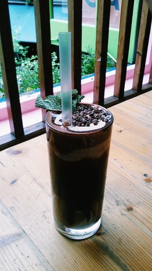 Chocolate Smoothie at Wild Food Cafe in London