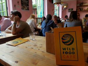world food café  at Wild Food Cafe in London