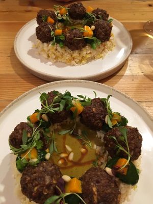 Amazing Amazing Amazing falafel curry ?  at Wild Food Cafe in London