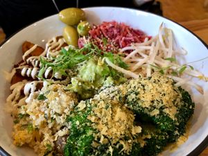 bowl at Wild Food Cafe in London