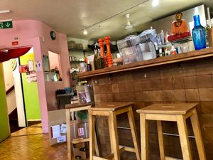 inside at Wild Food Cafe in London