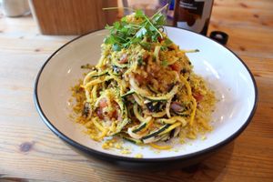 Courgetti Spaghetti at Wild Food Cafe in London