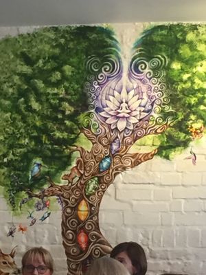 Decor at Wild Food Cafe in London