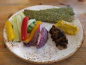 Trio of Dips at Wild Food Cafe in London