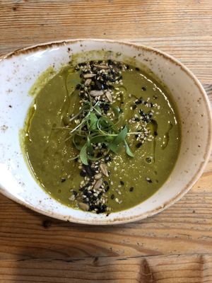 Soup special  at Wild Food Cafe in London