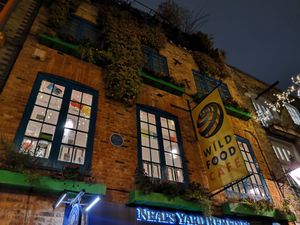 Outside at Wild Food Cafe in London