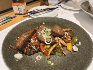 seitan dish  at Licka Kuca in Rastovaca