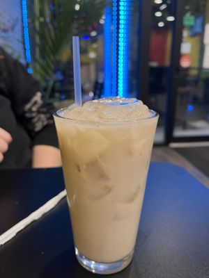 Soy milk horchata  at The Adelitas Mexican Restaurant in Chicago