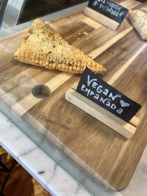 Vegan empanada   at Alchemy Juice Co & Market in West Palm Beach