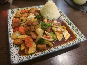 833 - Fried chicken (vegan) at Viet Bistro in Heinsberg