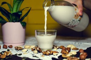 Vegan Greenery milk at Greenery in Dilijan